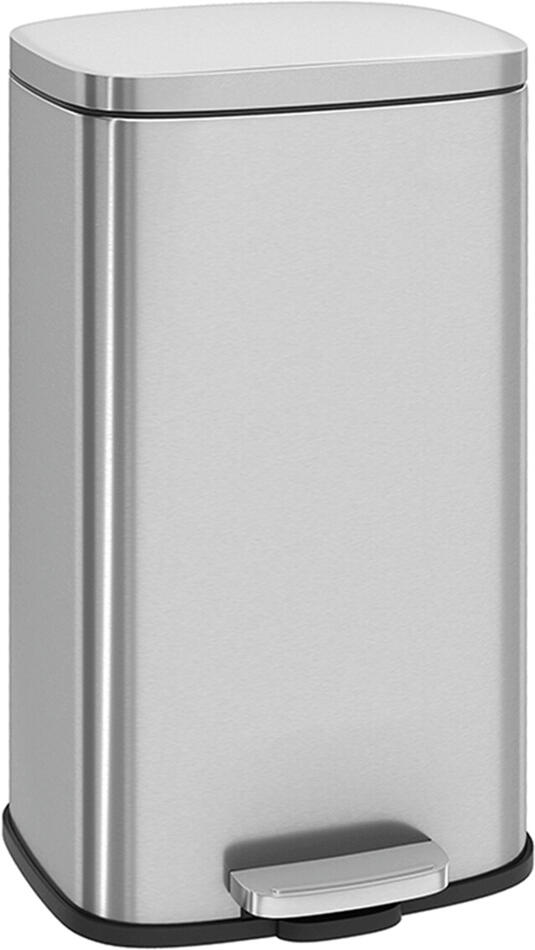 Koš na odpadky, kov, stříbrná, AUK-E1103 CR Autronic