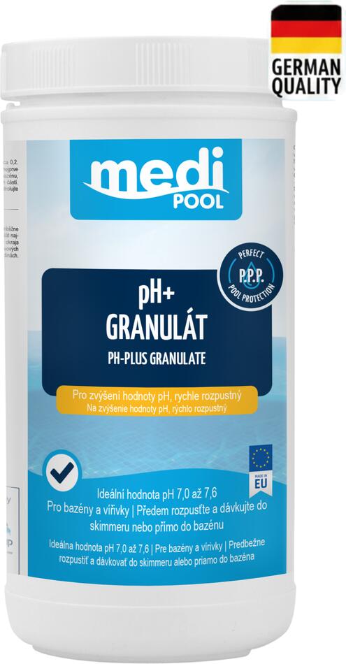 mediPOOL pH+Plus granulát 1,0 kg