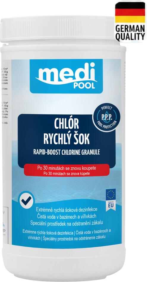 mediPOOL Rapid-BOOST chlorový granulát 1,2 kg
