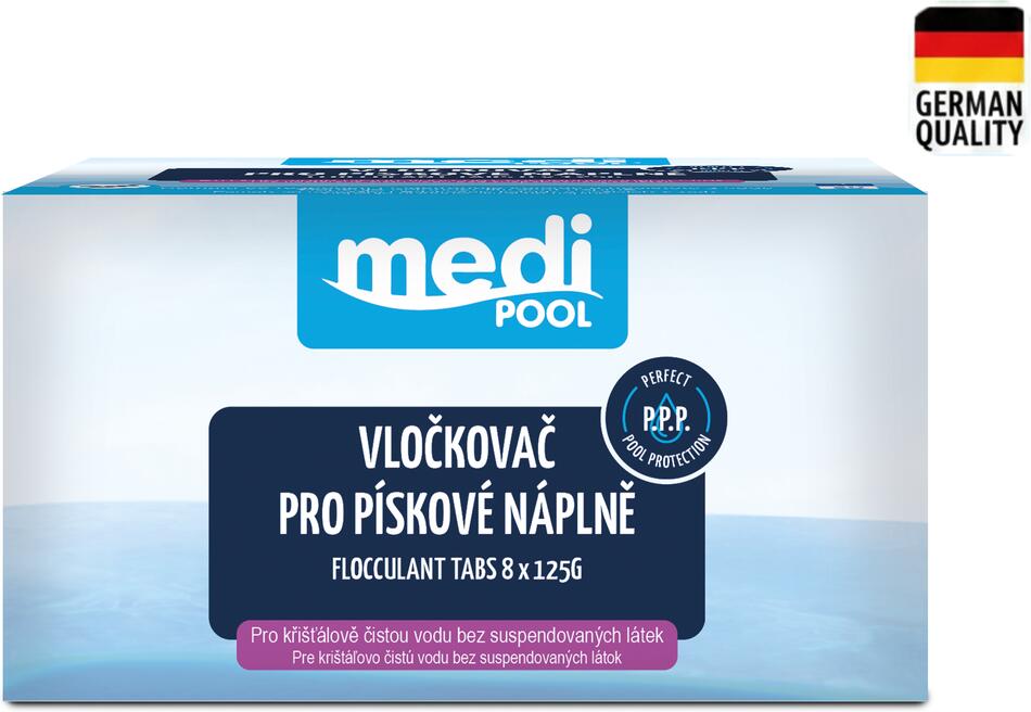 mediPOOL Vločkovač tablety 8x125g 1,0 kg
