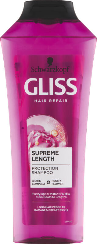 Gliss ochranný šampon Supreme Length pro dlouhé vlasy, 400 ml
