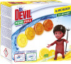 Dr. Devil WC Push Pull Gel Lemon Fresh WC blok bez košíku, 4 × 20 g