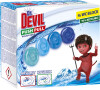 Dr. Devil WC Push Pull Gel Polar Aqua WC blok bez košíku, 4 × 20 g