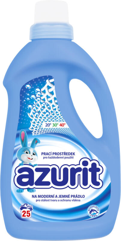 Azurit prací gel na moderní a jemné prádlo 25 praní, 1 l