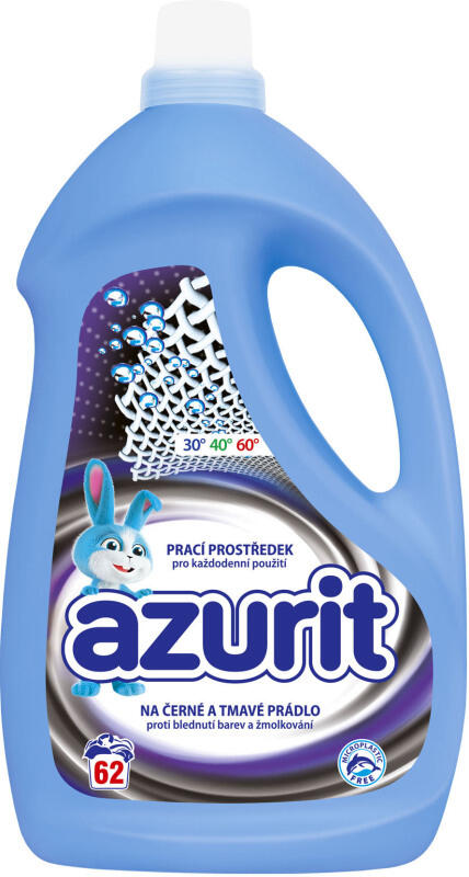 Azurit prací gel na černé a tmavé prádlo 62 praní, 2048 ml