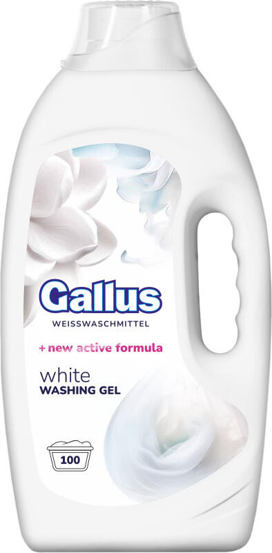 Gallus prací gel White, 100 dávek, 4 l
