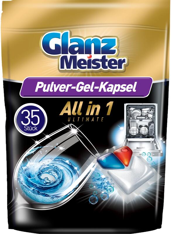Glanz Meister tablety do myčky Allin1 Ultimate, 35 ks
