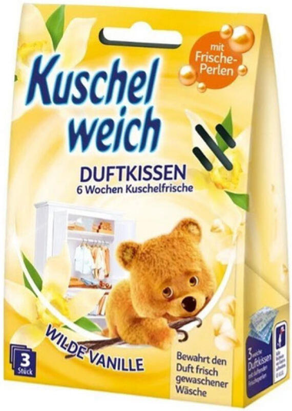 Kuschelweich vonné sáčky do skříně Divoká vanilka 3 ks