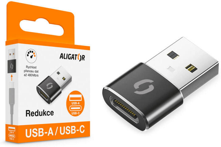 Adaptér Aligator PREMIUM USB-A/USB-C
