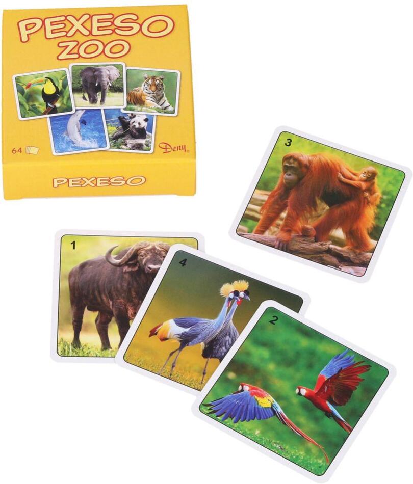 Teddies Pexeso ZOO v krabičce