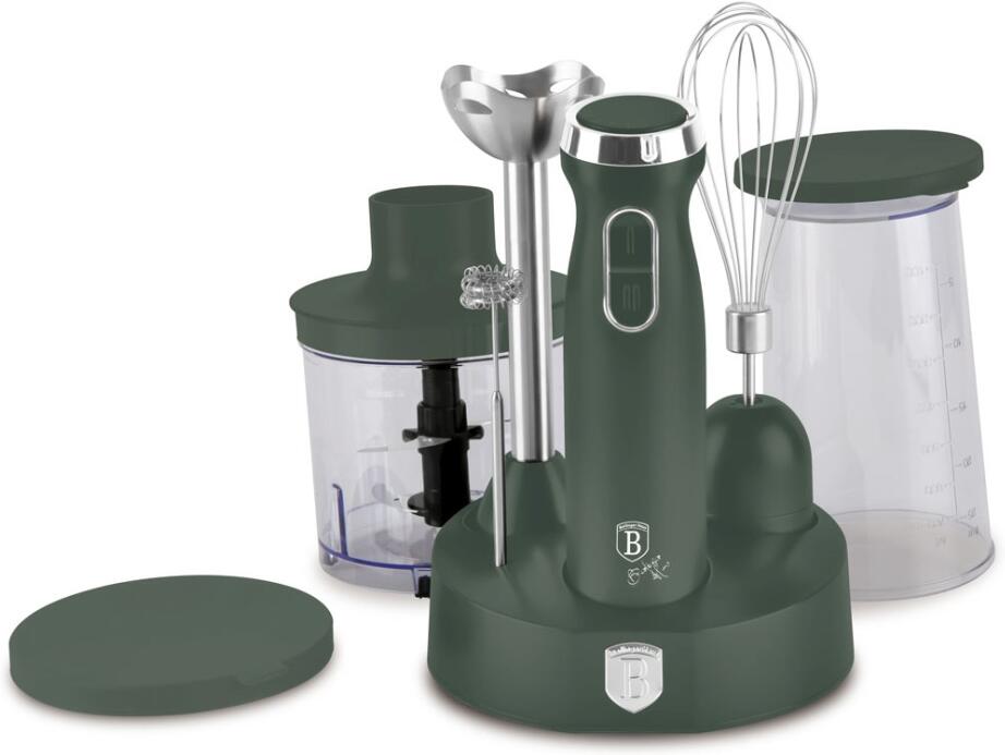 BERLINGERHAUS Mixér tyčový s příslušenstvím ks Matte Green Collection LP-BH-264