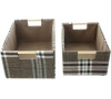 Sada textilních košíků Karo-Style, 2ks