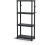 Regál Prosperplast STACKARO SOLID 60 HD - barva: černá