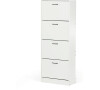 Botník, mdf, bílá, ABO-G1018 WT Autronic
