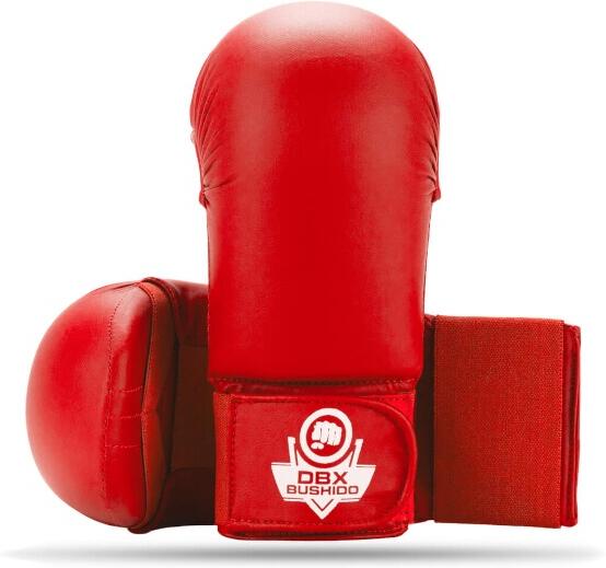 Rukavice na karate DBX BUSHIDO DBX-KM červené