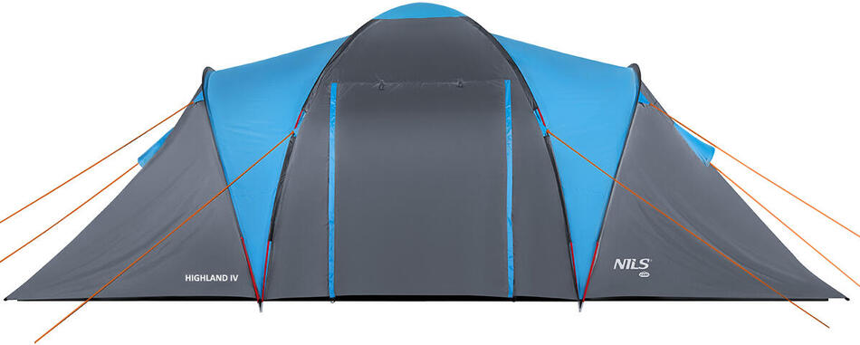 Rodinný stan NILS Camp NC6431 Highland IV modrý/šedý
