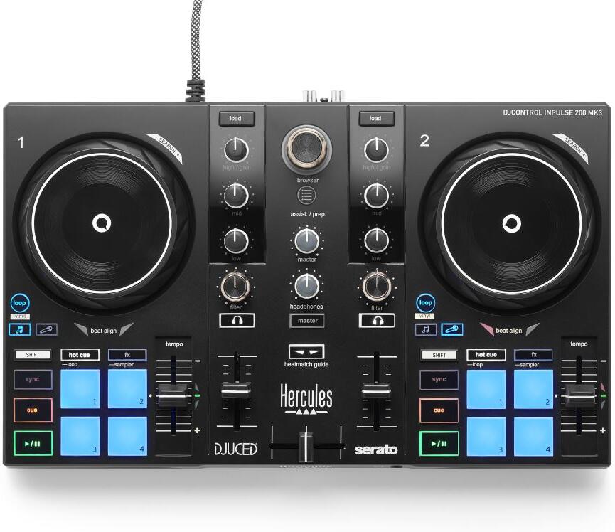 Hercules mixážní pult DJControl Inpulse 200 MK3 (4781119)