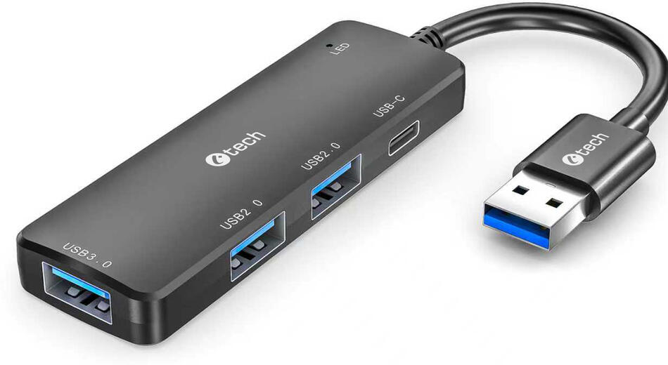 HUB USB C-tech UHB-U3-AC