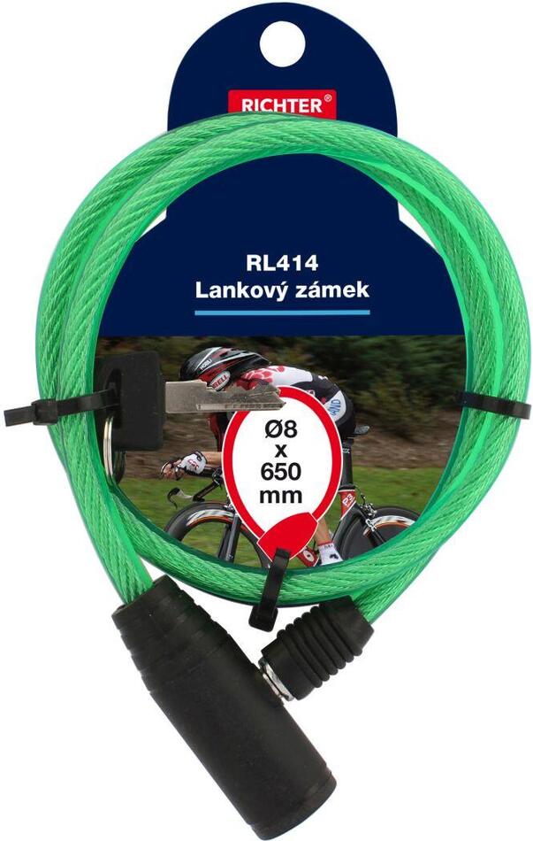 zámek lankový 8x 650mm 2 kl. ZE RICHTER