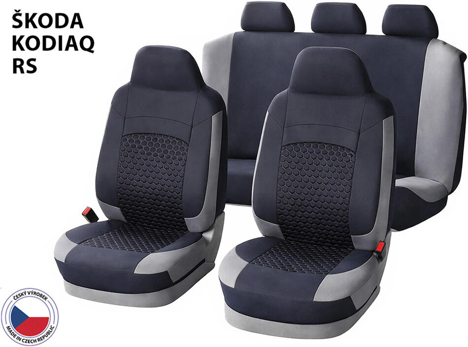 Cappa Autopotahy Perfetto HLH Škoda Kodiaq RS černá/šedá