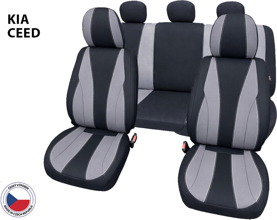 Cappa Autopotahy Perfetto TM Kia Ceed černá/šedá