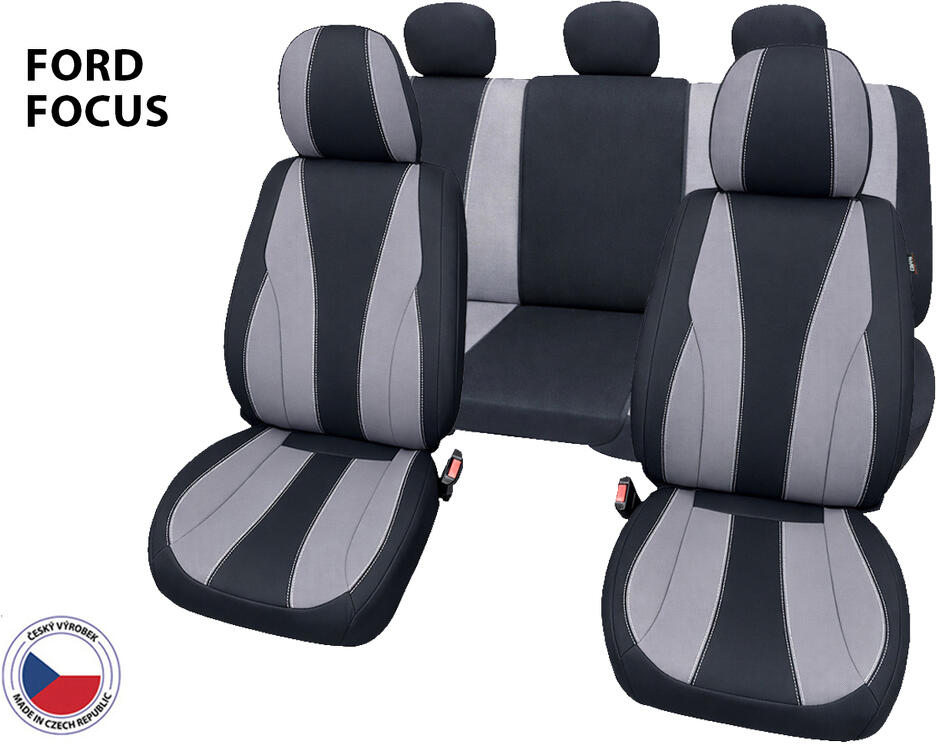 Cappa Autopotahy Perfetto TM Ford Focus černá/šedá