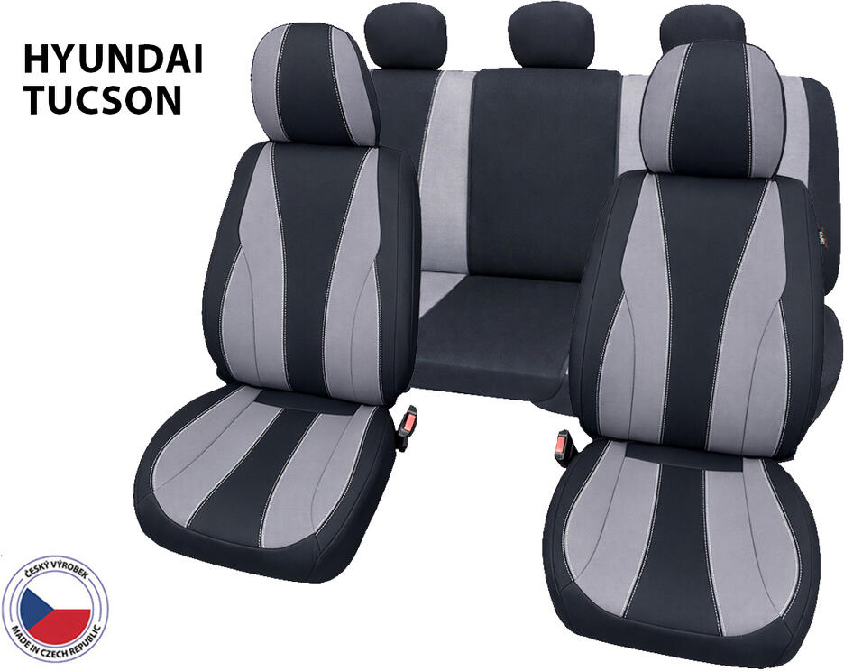 Cappa Autopotahy Perfetto TM Hyundai Tucson černá/šedá