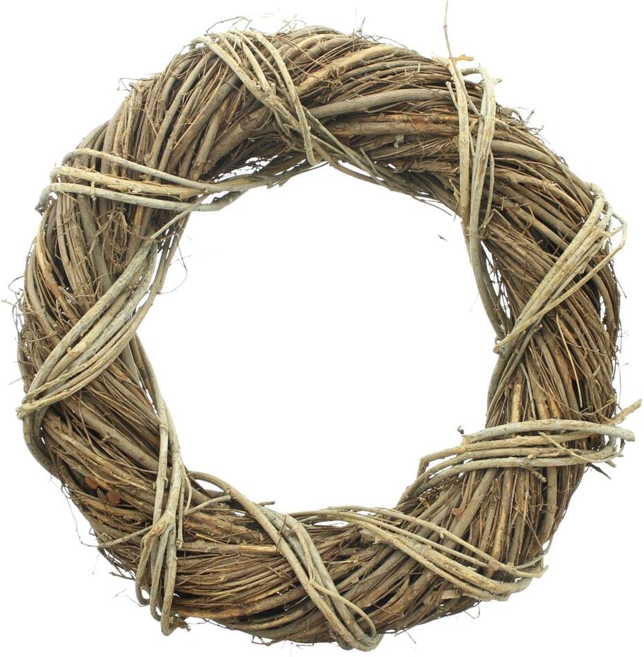 Proutěný věnec Natur, 30cm
