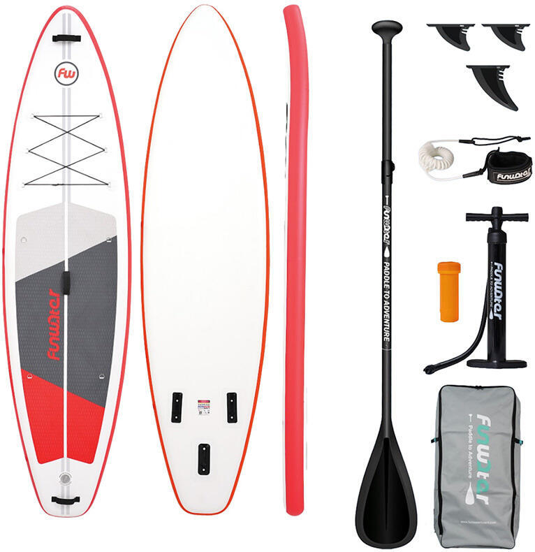 FunWater SUP paddleboard SUPFW69C 3,35m (červeno-bílá)