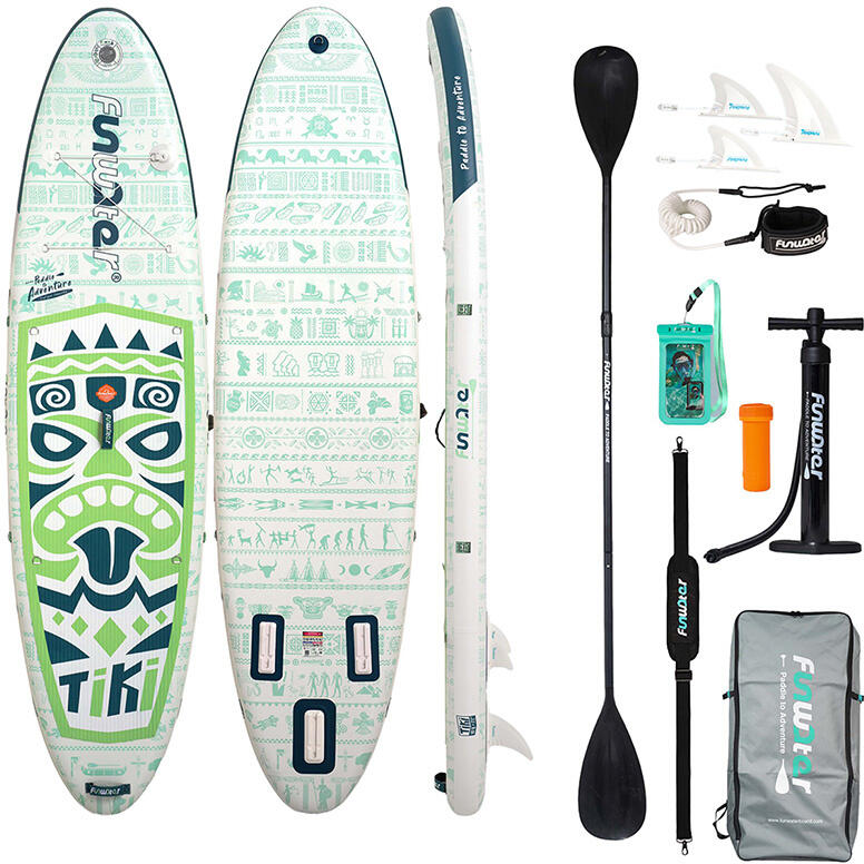 FunWater SUP paddleboard SUPFW05D Tiki 3,2m (zelená)