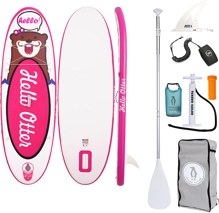 Paddleboard FunWater Tuxedo Sailor Dětské SUP pádlo 2,4m (růžové)
