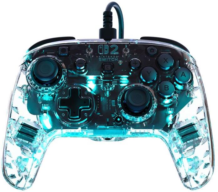 Turtle Beach Afterglow Wired, RGB herní ovladač pro NS2, čirý (TBC-8004-95)