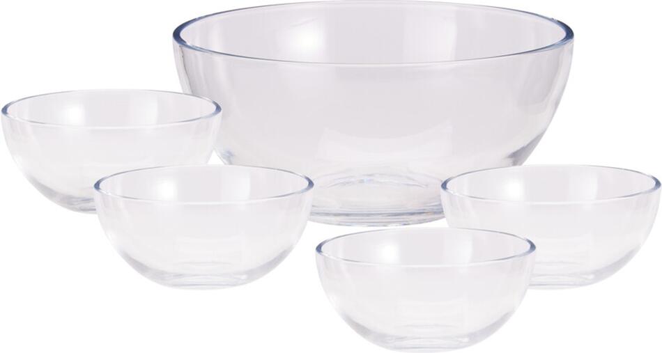 EXCELLENT HOUSEWARE Sada skleněných misek 5 ks KO-C85000540