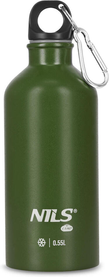 Nerezová turistická láhev NILS Camp NC3801 zelená 500 ml