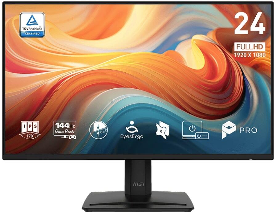 MSI monitor PRO MP242 E14A 23,8" IPS / FHD / 144Hz / 1ms / HDMI / DP / D-Sub / černá