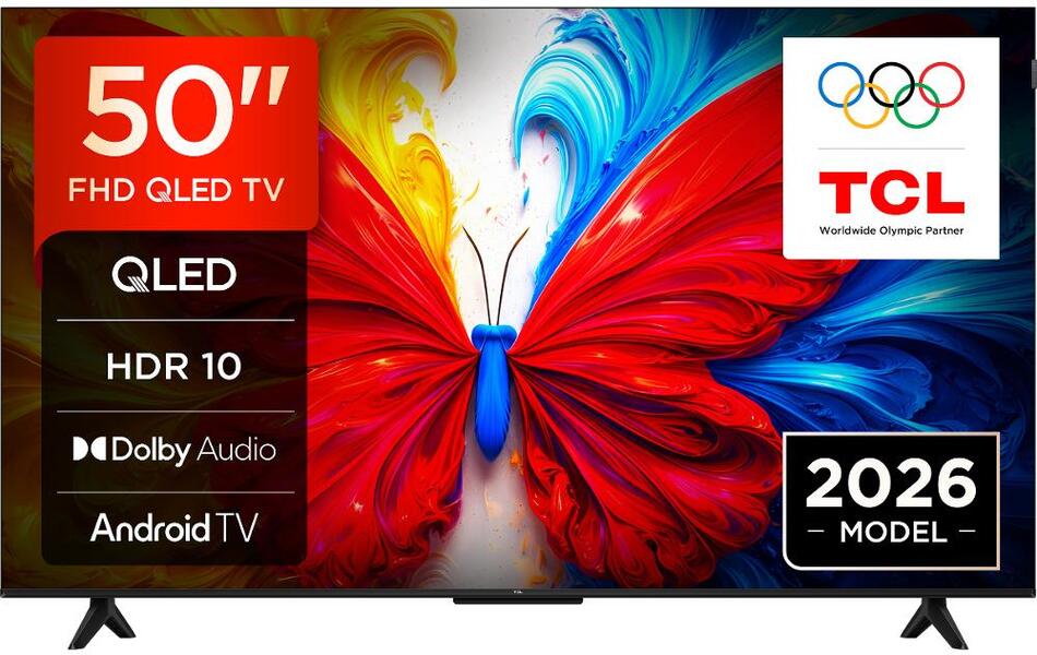 TCL 50S5L 50" QLED/FHD/LED direct / 50Hz / 2xHDMI / 1xUSB / LAN / AndroidTV