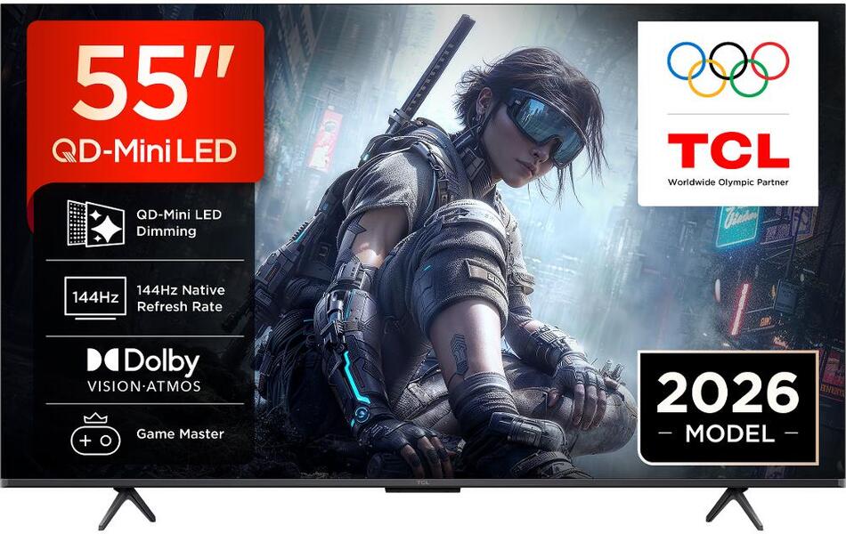 QLED televize TCL 55T8D