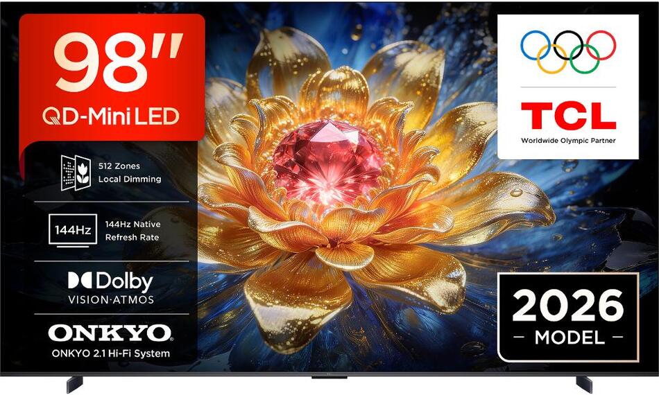 QLED televize TCL 98T8D