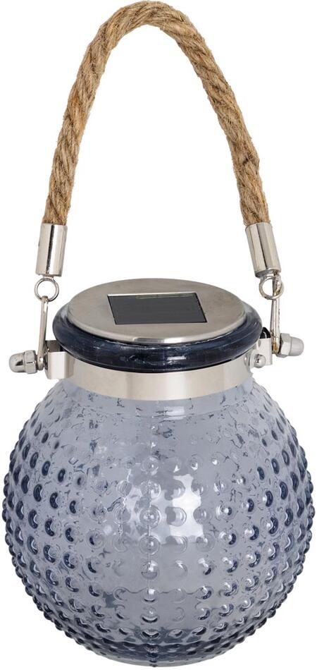 Solární závěsná skleněná lampa