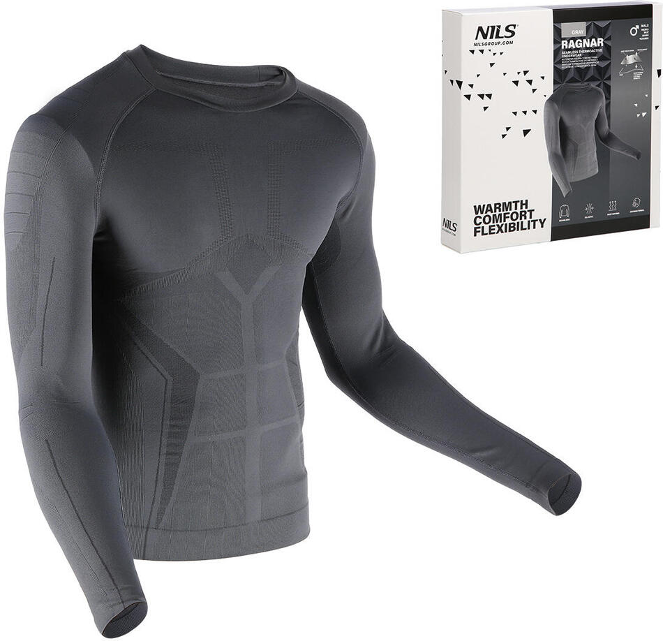 Pánské termo tričko NILS Ragnar BTK0060 šedé (Velikost: 2XL/3XL)