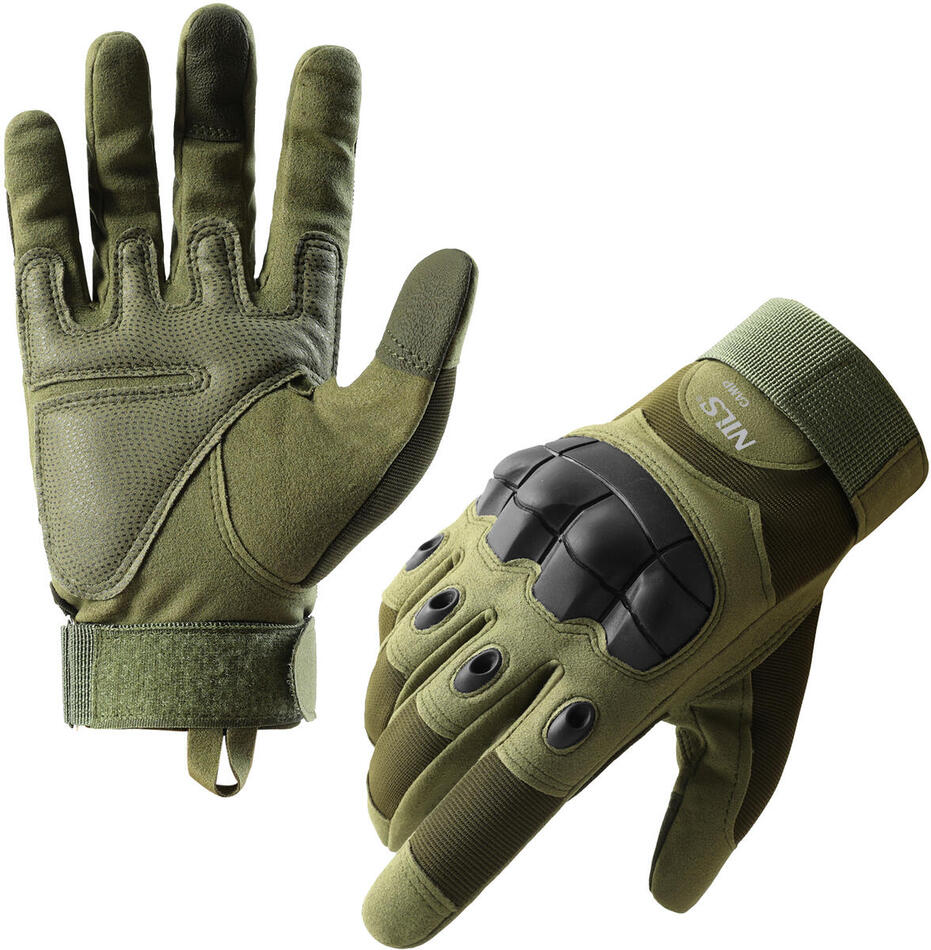 Taktické rukavice NILS Camp NC1798 zelené (Velikost: XL)