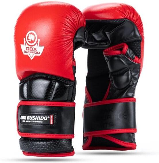 Prémiové MMA rukavice DBX BUSHIDO Warrior červené (Velikost: XL)