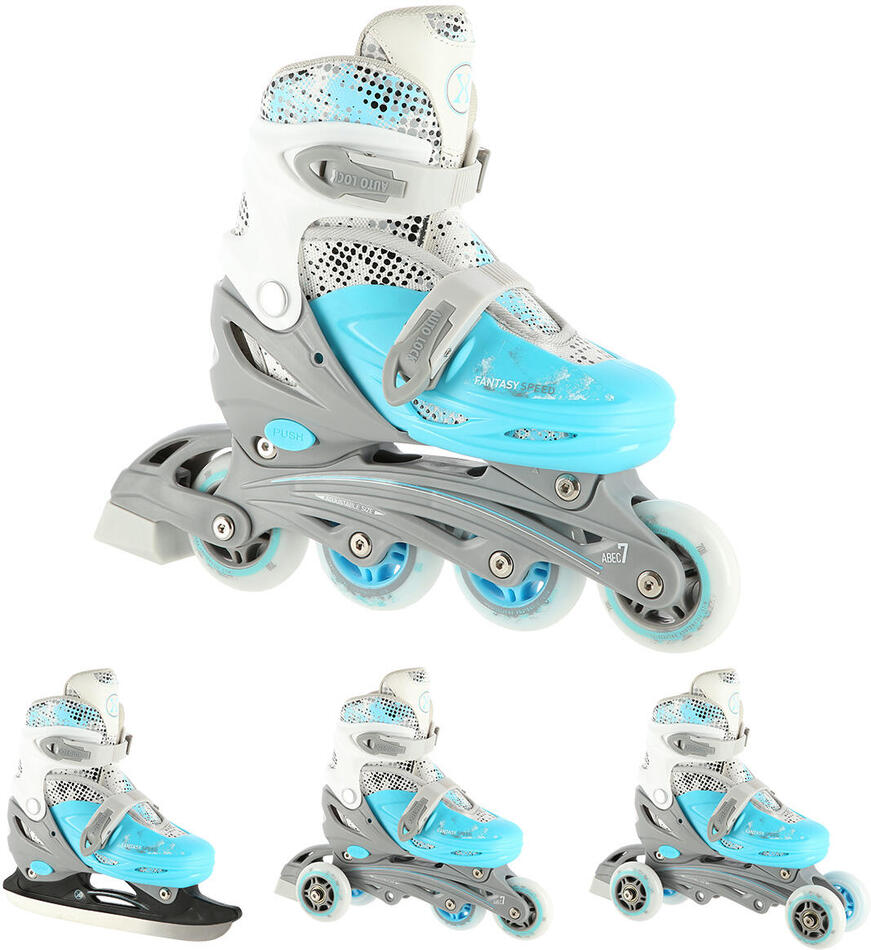 Brusle NILS Extreme NH18331 4v1 modré (Velikost: M(35-38))