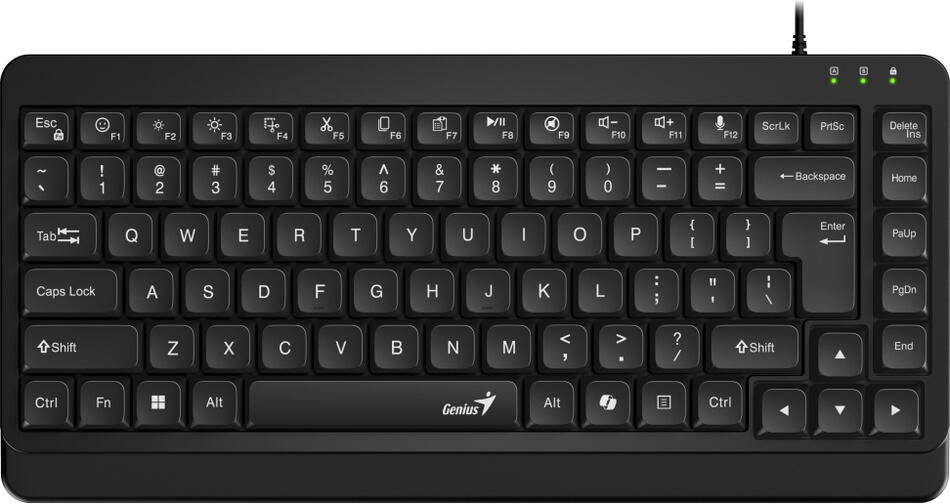 GENIUS LuxeMate 109/ Drátová/ USB/ Copilot/ černá/ CZ+SK layout (31310060403)