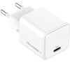 Nabíječka do sítě GoGEN ACHPD130, GaN, USB-C PD 30W - bílá