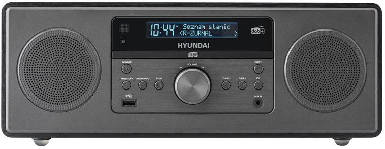 Mikrosystém Hyundai MSD505DAB, černý