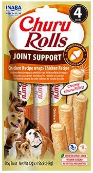 Churu Dog Rolls Joint Supp.Chick.wraps Chicken 4x12g