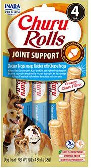 Churu Dog Rolls Joint Supp.Chick.wraps Chick&Ches4x12g