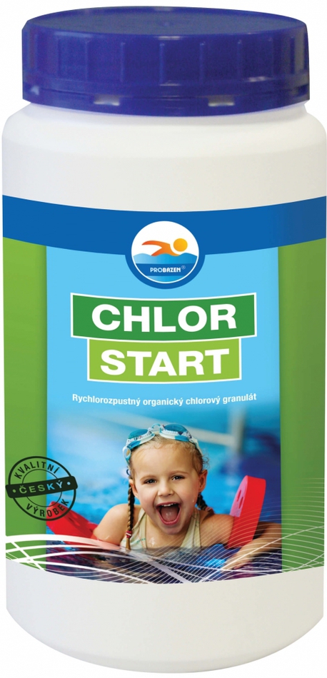 Bazénová chemie V-Garden Chlor start PE dóza 1,2 kg