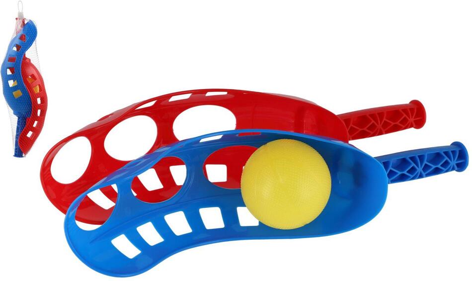 Teddies Sada na chytání míčků hra 3ks v síťce